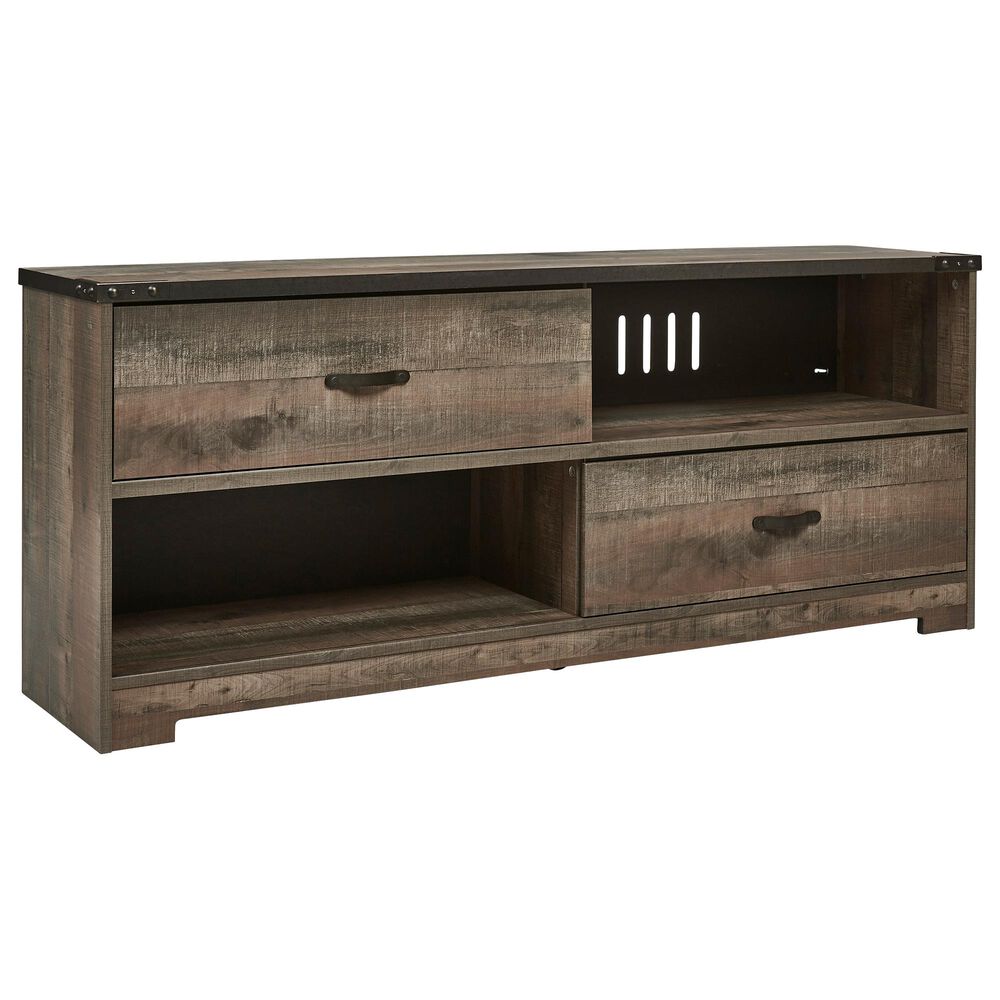 Signature Design by Ashley Trinell Large TV Stand in Brown, , large