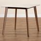 Baxton Studio Kayle Dining Table in Walnut Brown - Table Only, , large