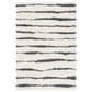 Safavieh Venus Shag VNS603B 11" x 15" Ivory and Dark Grey Area Rug, , large