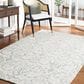 Safavieh Micro-Loop Damask 5" x 8" Ivory and Grey Area Rug, , large