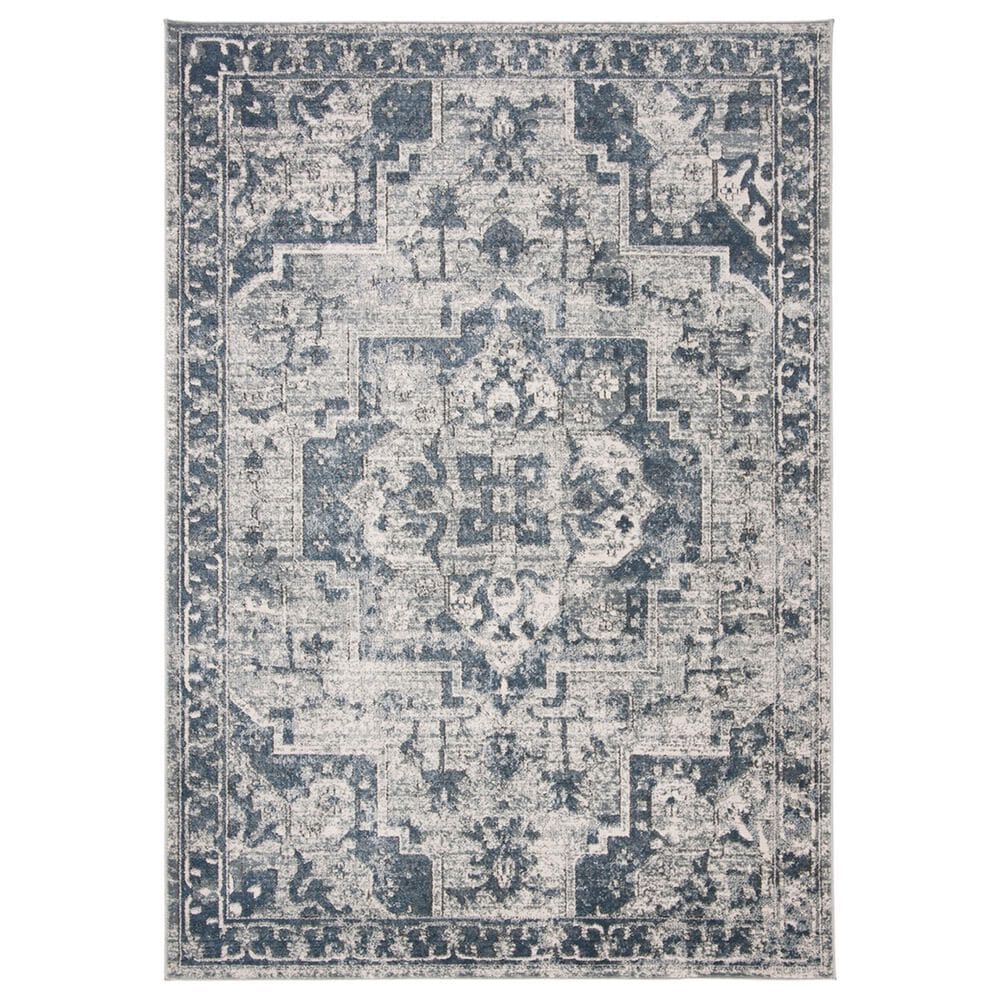 Safavieh Oregon 3" x 5" Navy and Ivory Area Rug, , large