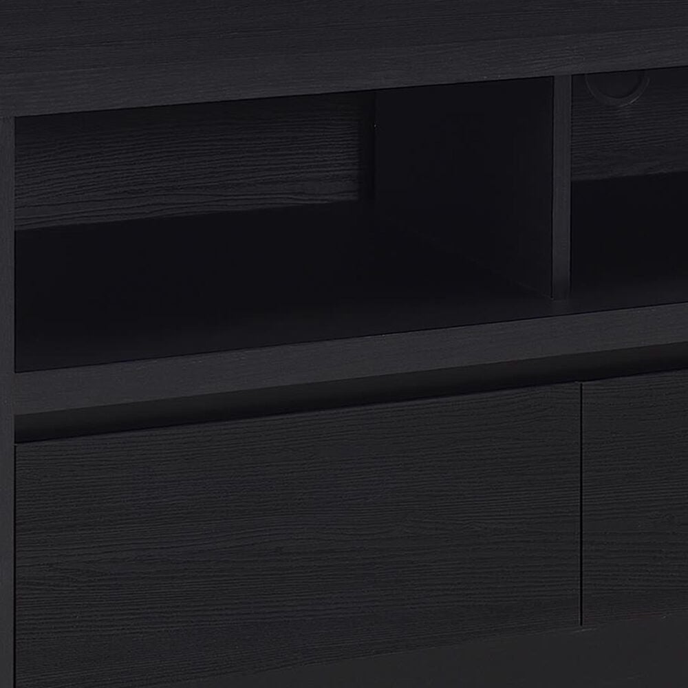 Coaster Rutland 59&quot; TV Stand Media Console in Black, , large