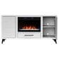 Legends Home Malibu 64" Fireplace Console in White, , large