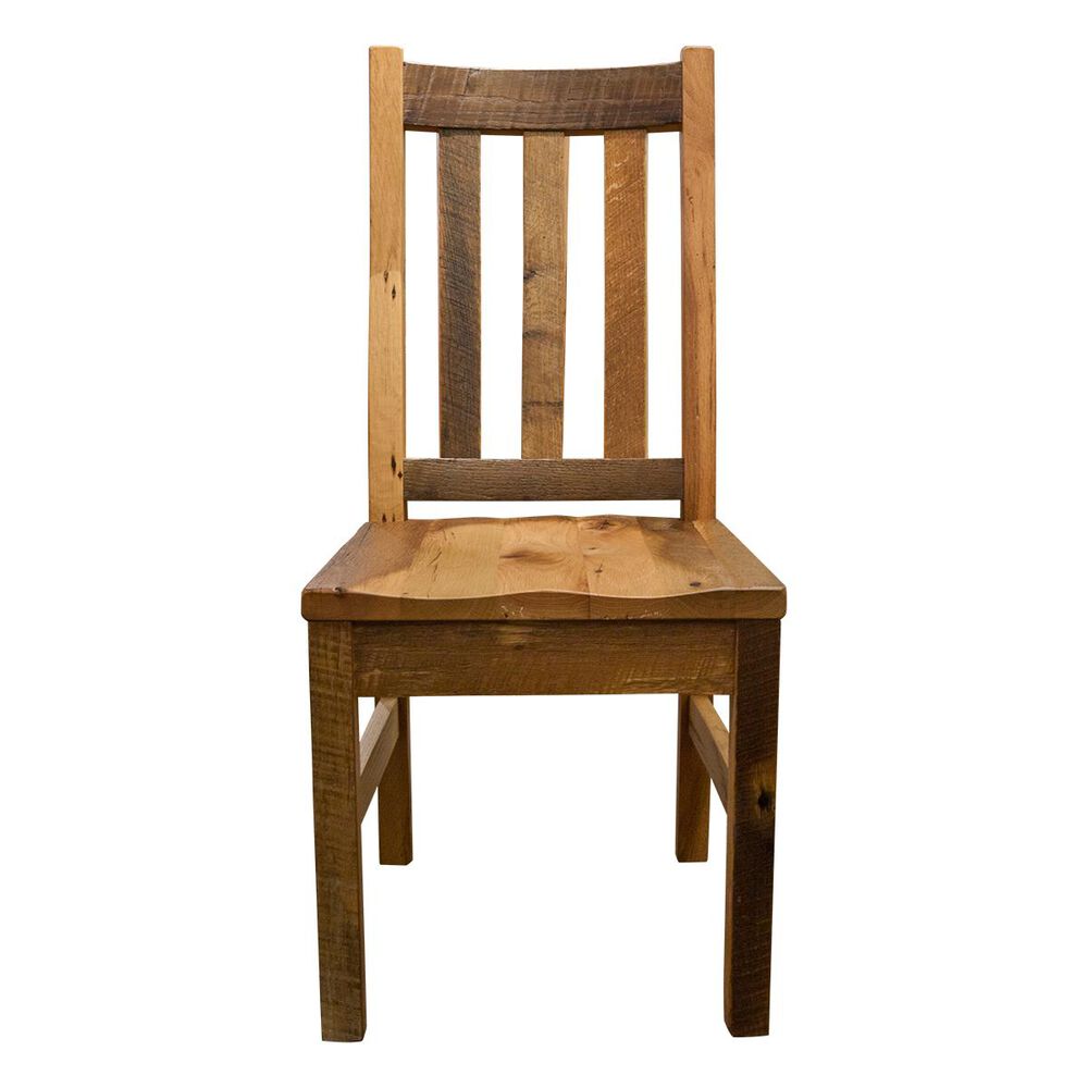 Daniel's Amish Collection Silver Lake Side Chair in Barnwood Oak, , large