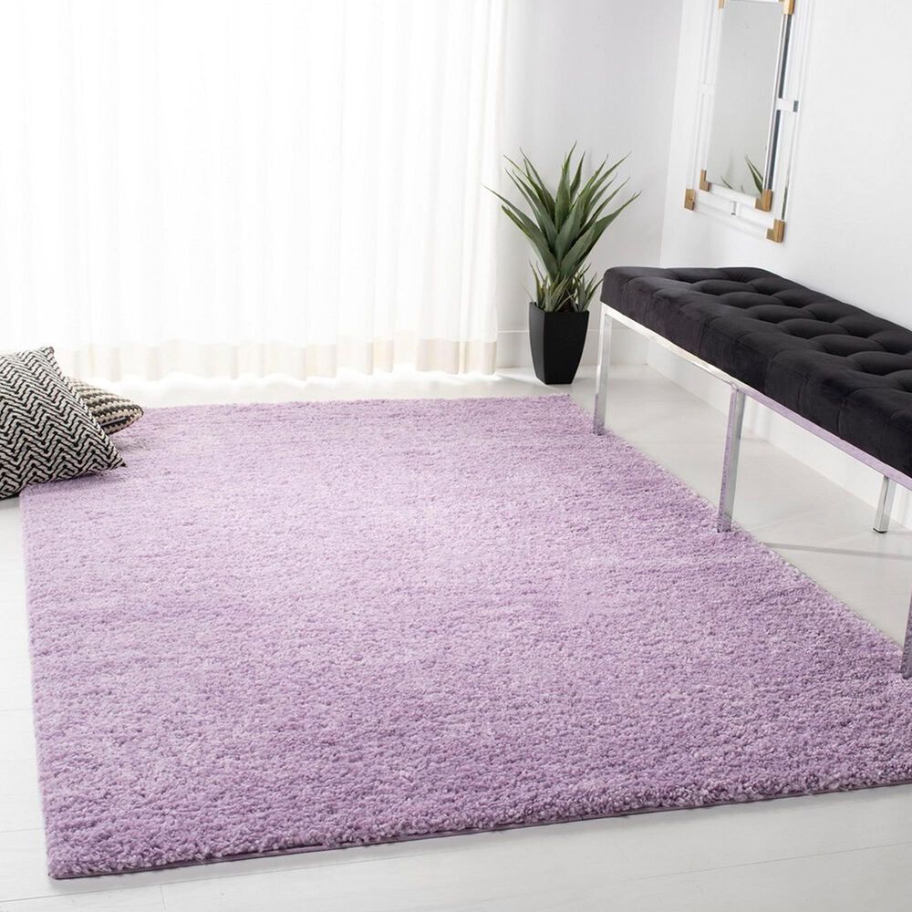 Safavieh August Shag 5&#39;3&quot; x 7&#39;6&quot; Lilac Area Rug, , large