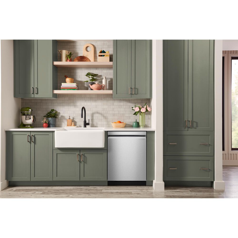 KitchenAid 24&quot; Max Jets Third Rack Dishwasher with Advanced ProDry System and Pocket Handle in PrintShield Stainless, , large