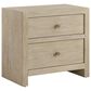 Universal Furniture Oasis Queen Panel Bed with Two Nightstands in Dockside and Natural, , large