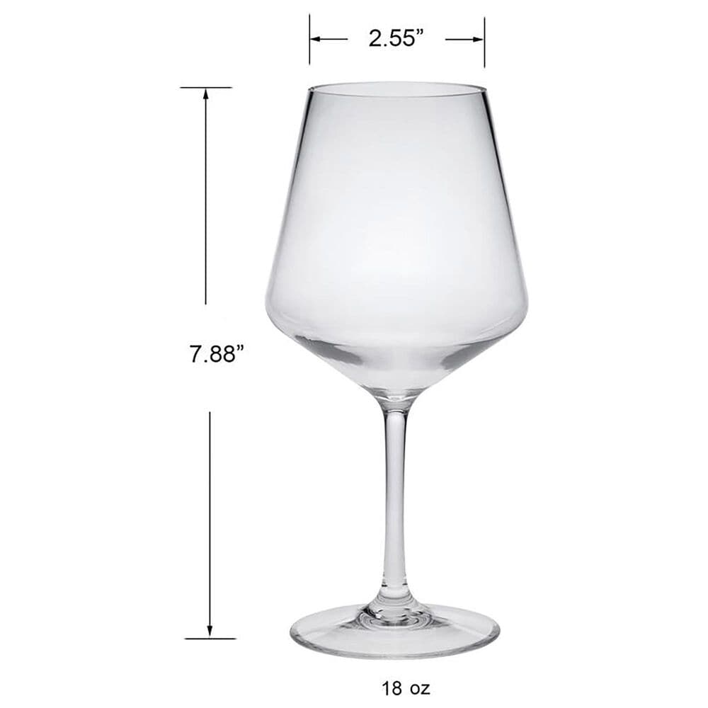 LeadingWare Lexington Tritan 18 Oz Wine Glass in Pink, , large