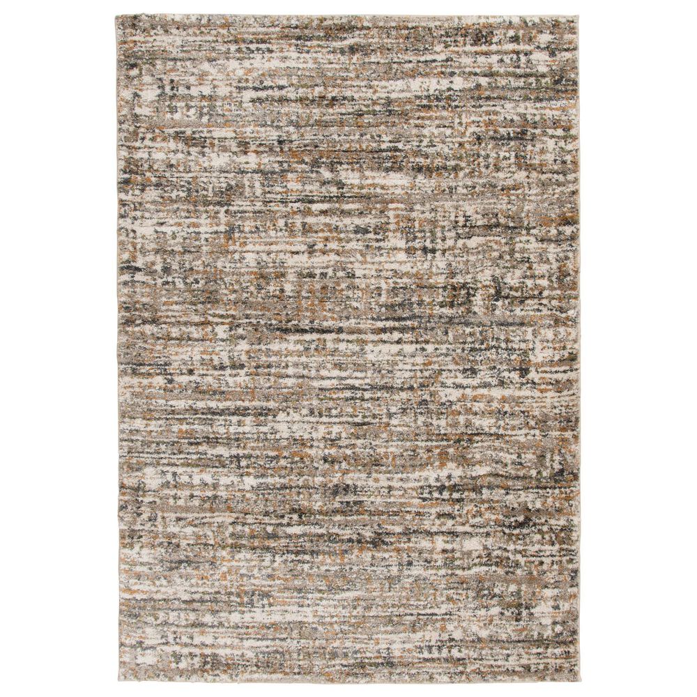 Central Oriental Oklahoma Prynn White Sand and Multicolorcolor 7"10" x 9"10" Area Rug, , large
