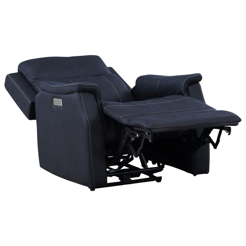 Steve Silver Valencia Dual-Power Recliner in Ocean Blue, , large