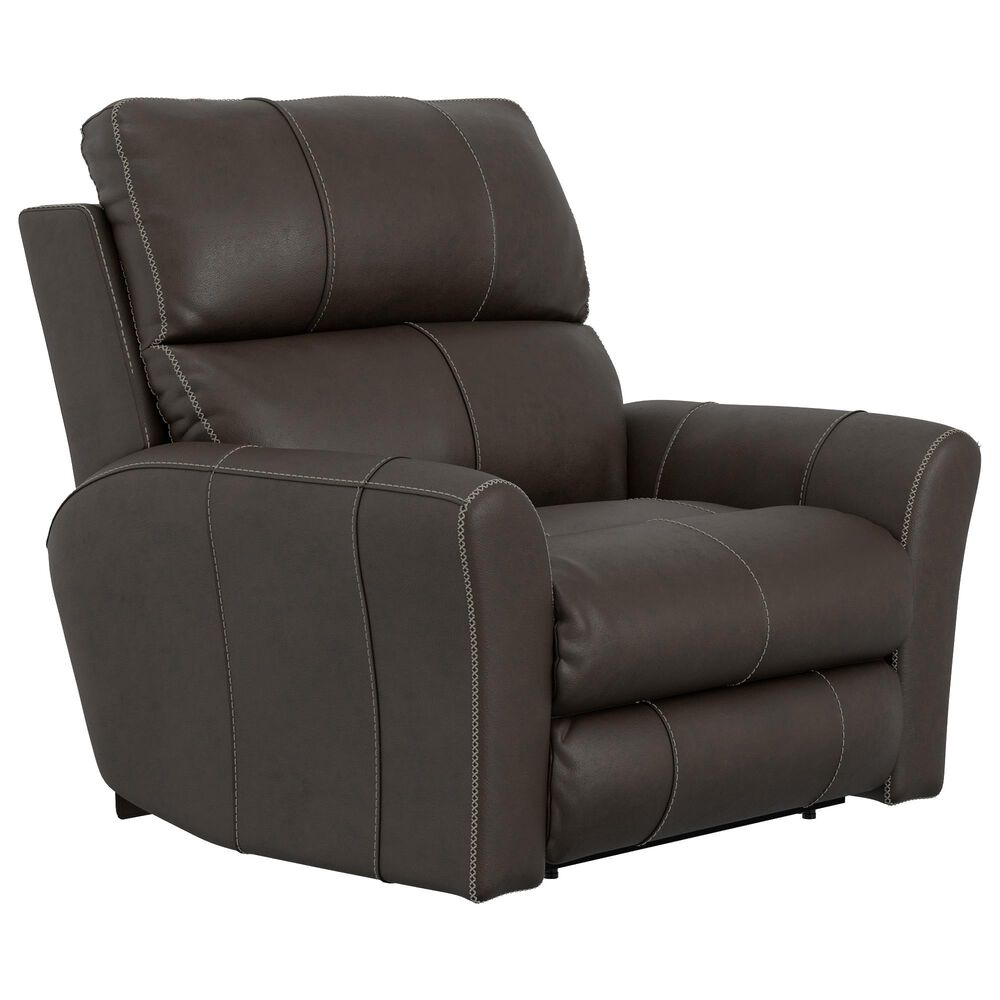Catnapper Fredda Power Recliner with Power Headrest in Coffee, , large