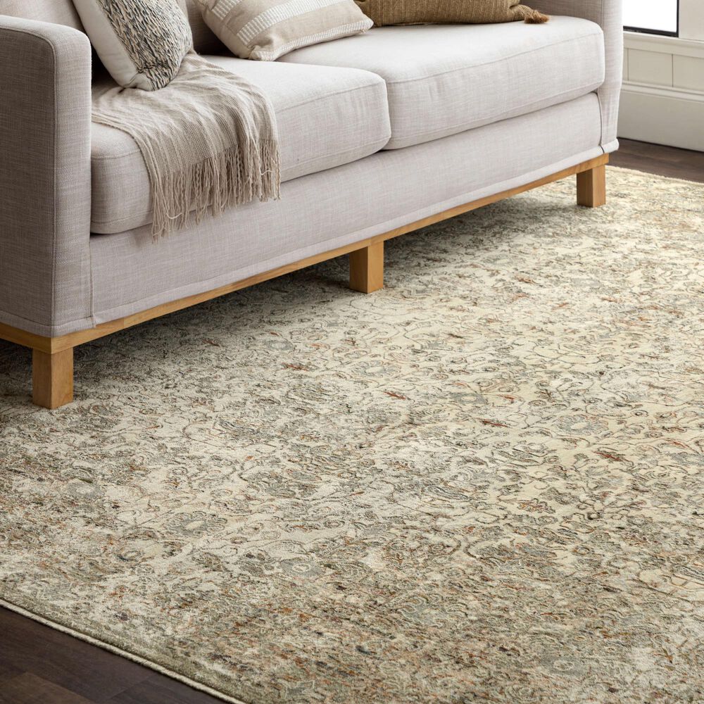 Karastan Divina Sanctum 8&#39; x 10&#39; Cream Area Rug, , large