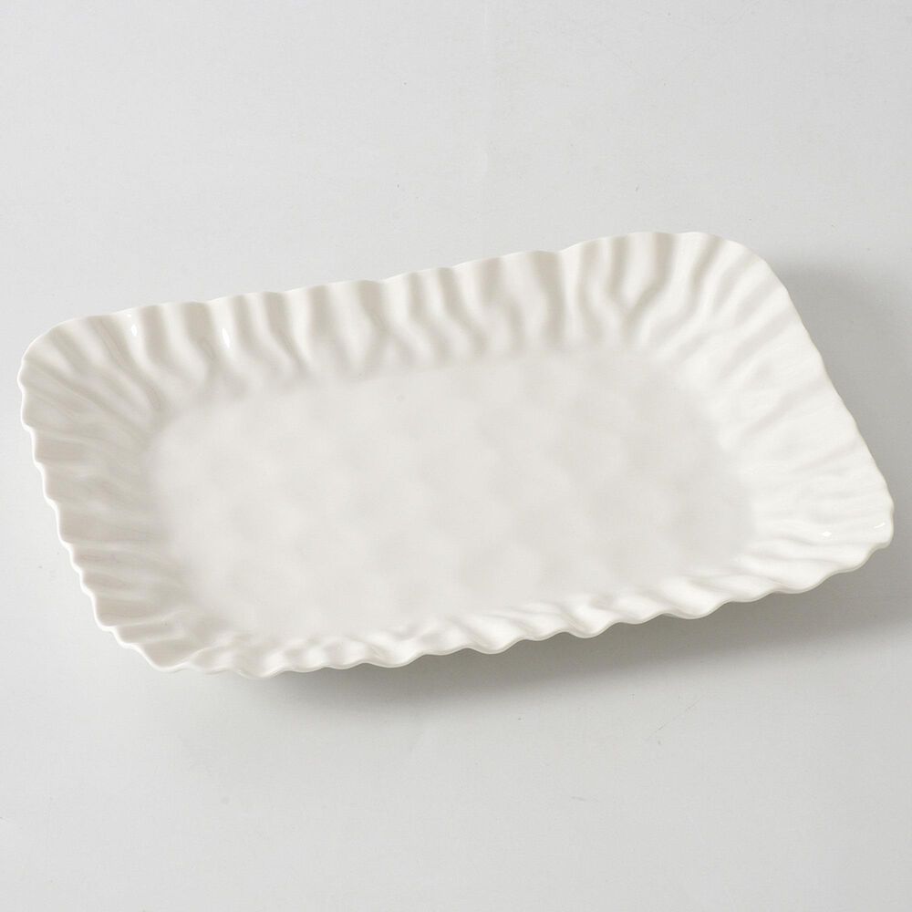 Pampa Bay Mascali Bianca Small Deep Tray in White, , large