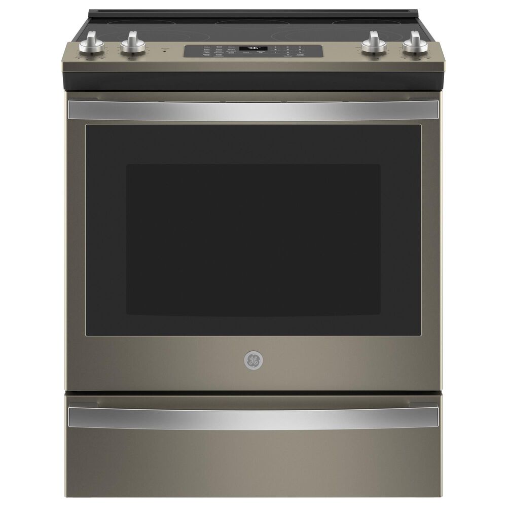 GE Appliances 30" Slide-In Electric Convection Range with No Preheat Air Fry in Slate, , large