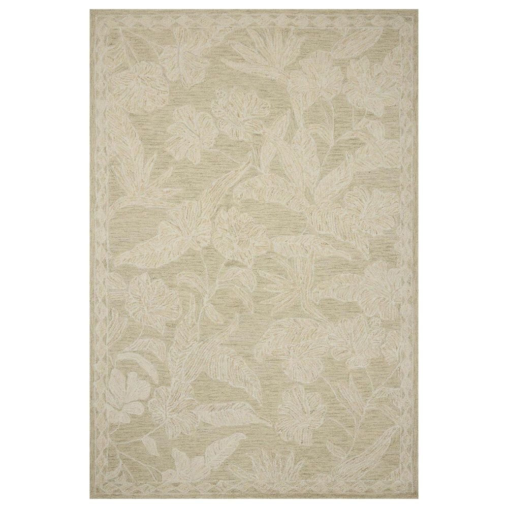 Loloi Lenore Sage and Natural 3"6" x 5"6" Area Rug, , large