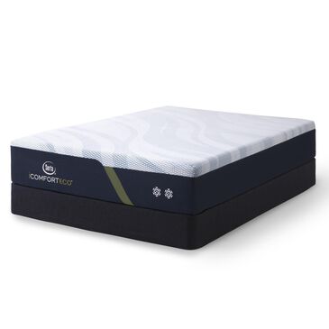 Serta iComfortEco Plush Queen Mattress with High Profile Box Spring, , large