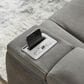 Ashley Next-Gen DuraPella Power Reclining Loveseat with Console in Slate, , large