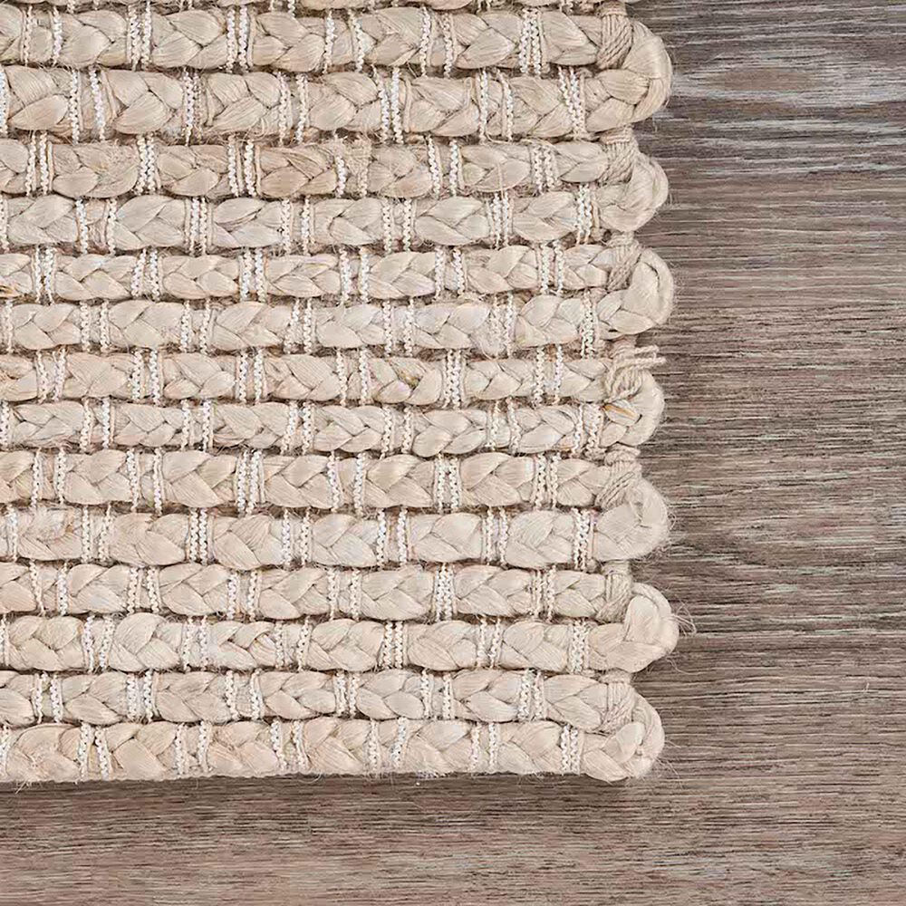 L&amp;R Resources Bleached Naturals 5&#39; x 7&#39;9&quot; Bleach and Ivory Area Rug, , large