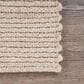 L&R Resources Bleached Naturals 5" x 7"9" Bleach and Ivory Area Rug, , large