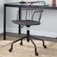 Lumisource Riley Office Chair in Black and Dark Walnut, , large
