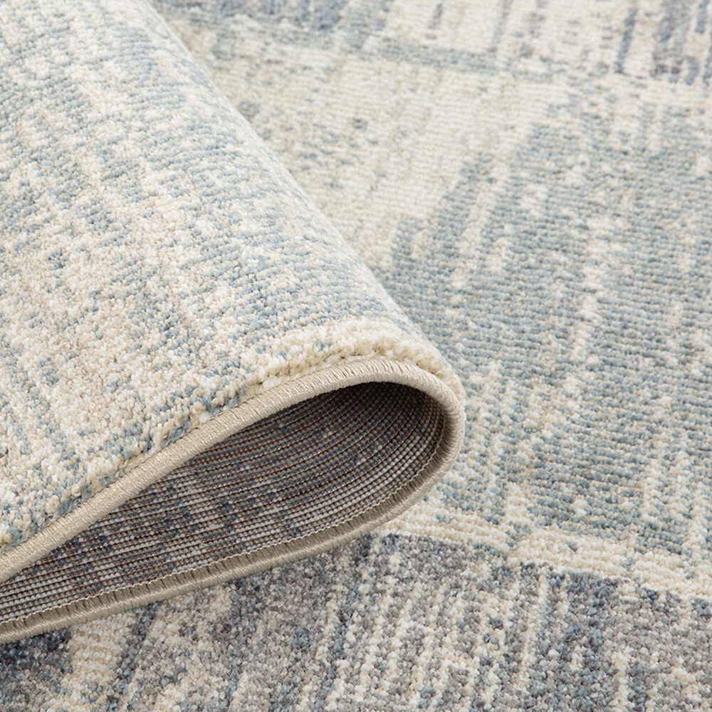 Amer Rugs Jordan 6&#39;7&quot; x 9&#39; Light Blue Area Rug, , large