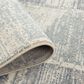 Amer Rugs Jordan 6"7" x 9" Light Blue Area Rug, , large
