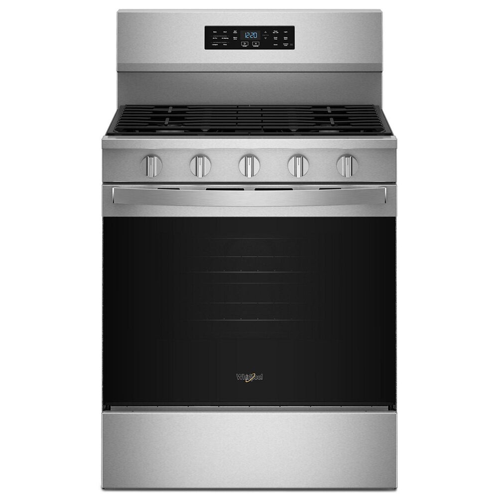 Whirlpool 5 Cu. Ft. Gas Range with Air Cooking Technology in Fingerprint Resistant Stainless Steel, , large