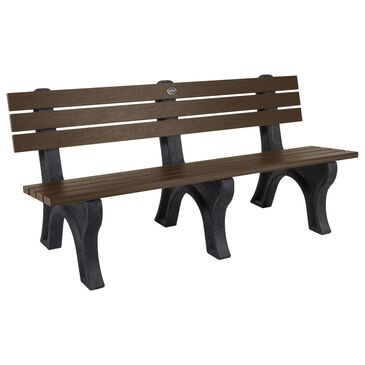 Highwood USA Aurora 6" Park Bench in Weathered Acorn, , large