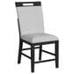 Mayberry Hill Transcend Counter Side Chair with Light Grey Fabric in Charcoal, , large