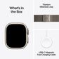 Apple Watch Ultra 3 (GPS+Cellular) 49mm Titanium Case with Titanium Milanese Loop - Large - Natural - (2025), , large