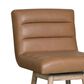 Armen Living Elias 26" Swivel Counter Height Stool in Washed Wood, , large