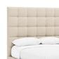 Bernhardt Avery Queen Upholstered Panel Bed in Beige and Tan, , large