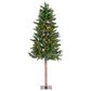 The Gerson Company 6" Alpine Pre-Lit Artificial Christmas Tree in Green, , large