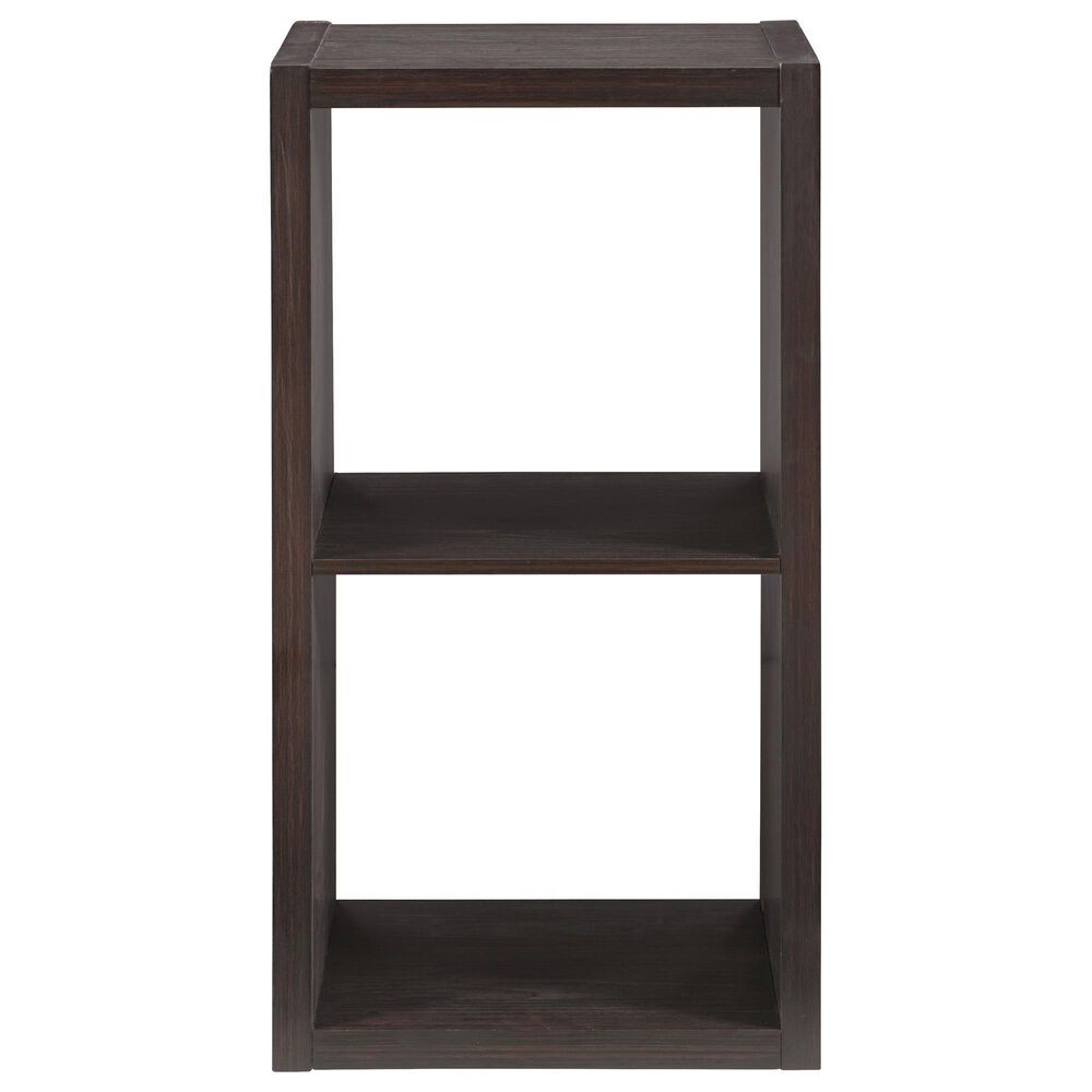 Linon Home Decor Galli 2-Shelf Bookcase in Espresso, , large