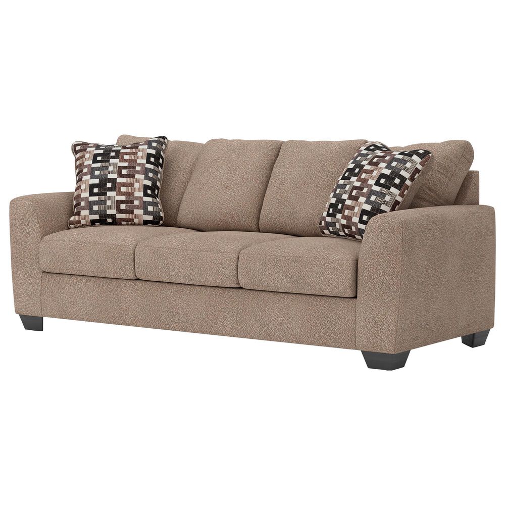 Ashley Triston-Peaks Stationary Sofa in Suede, , large