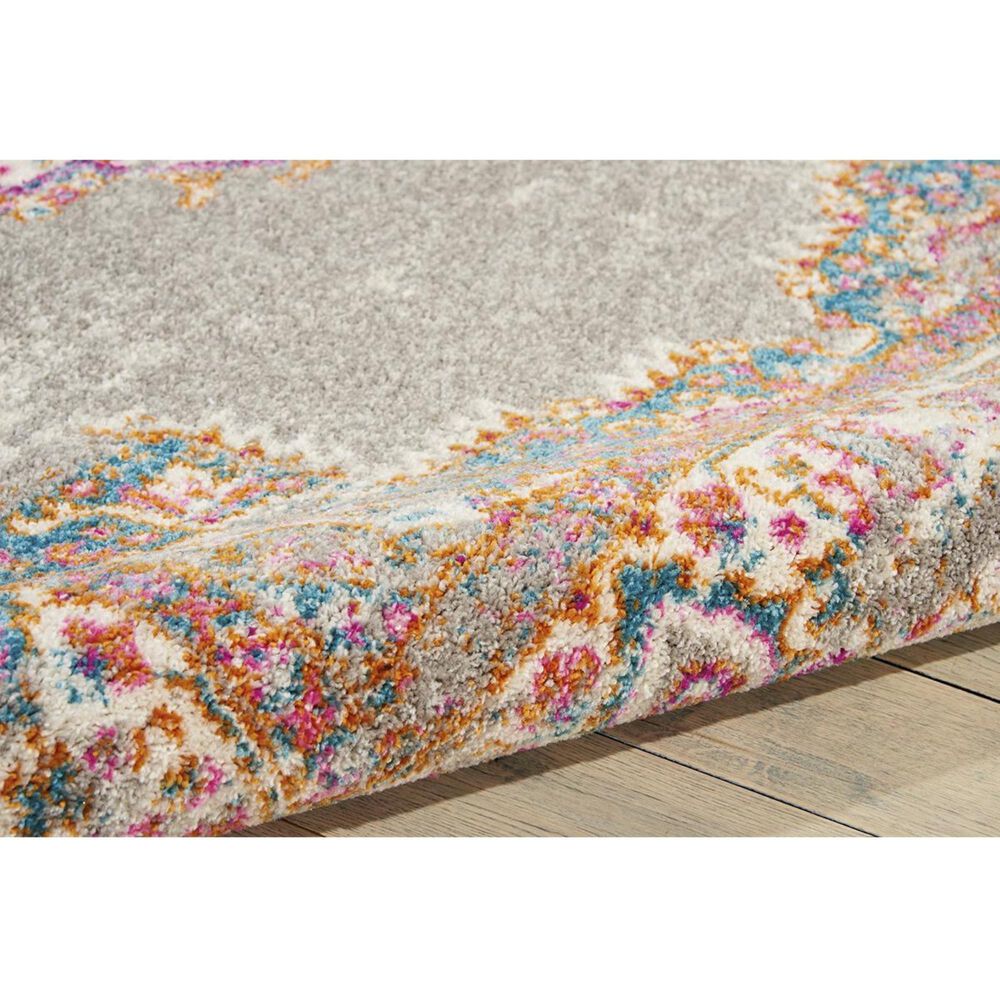Nourison Passion PSN03 2&#39;2&quot; x 7&#39;6&quot; Grey Runner, , large