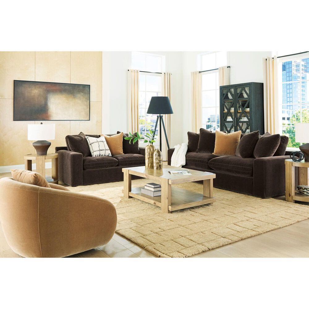Ashley Maxton Heights Stationary Loveseat in Bittersweet, , large