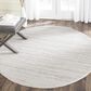 Safavieh Adirondack ADR113B-6R 6" x 6"  Ivory/Silver Round Rug, , large