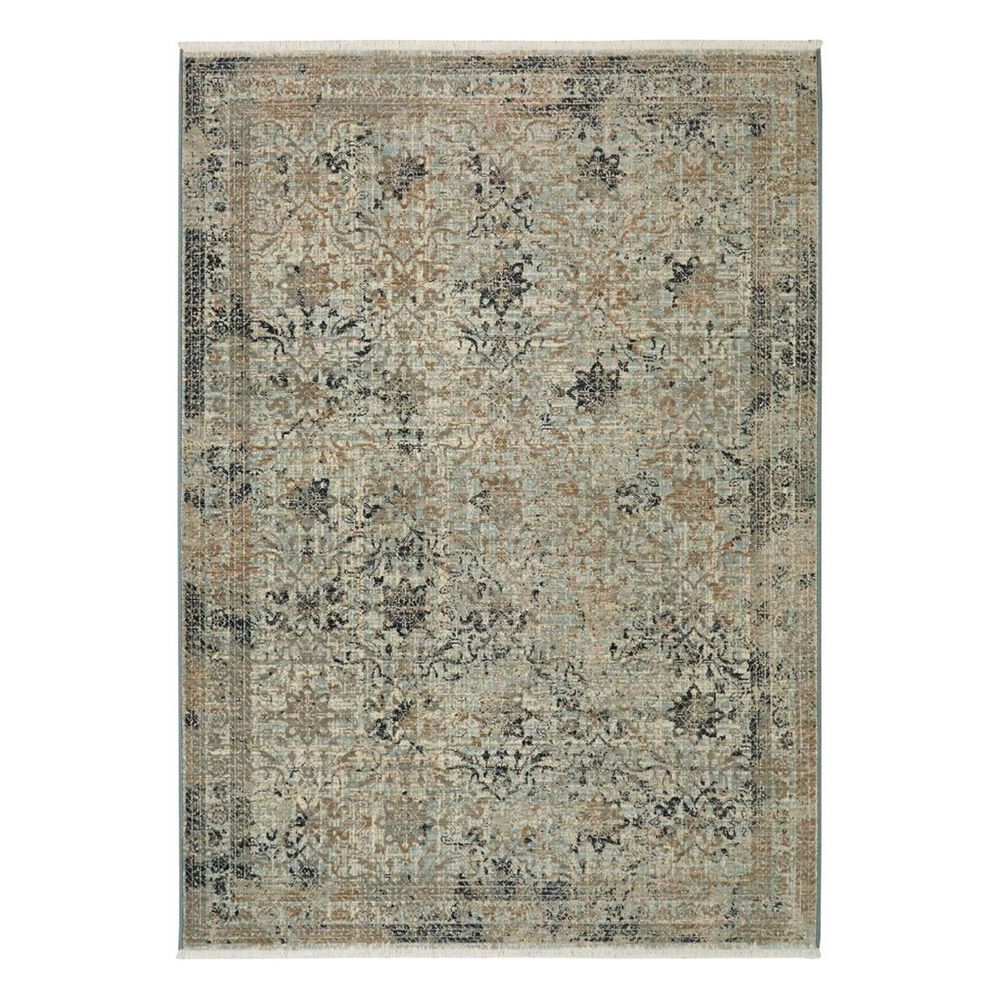 Karastan Titanium Esperance 39400 2'1"x7'8" Seaglass Runner , , large