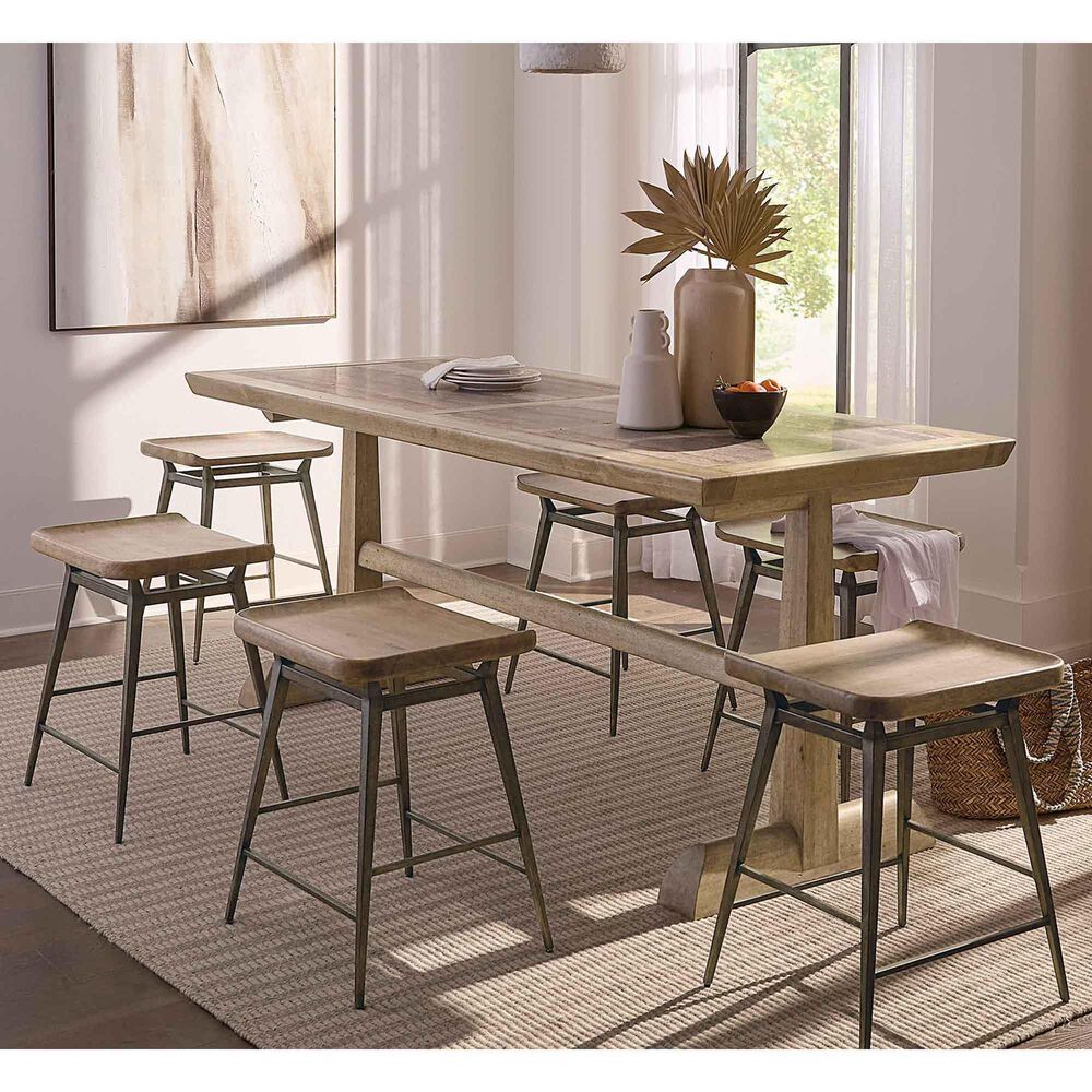 Hooker Furniture Vineyard Counter Table and 6 Stools in Sonoma, , large