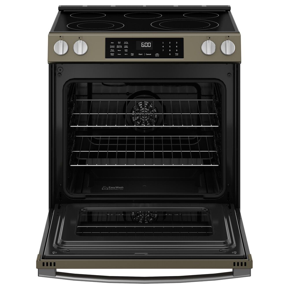 GE Appliances 30&quot; Slide-In Electric Convection Range with No Preheat Air Fry in Fingerprint Resistant Slate, , large