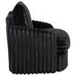 Coaster Sarco Swivel Accent Arm Chair in Black, , large