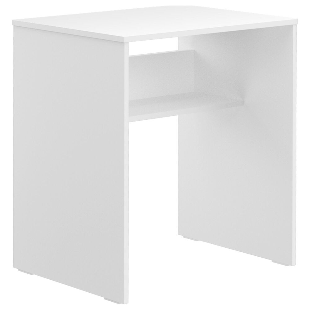 Regency Global Sourcing Niche Lux 28" Desk Shell in White, , large