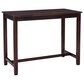 Linon Home Decor Claridge Counter Height Pub Table in Rich Brown - Table Only, , large