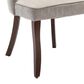 Hearth and Haven Rayon Side Chair with Beige Cushion in Light Brown (Set of 2), , large