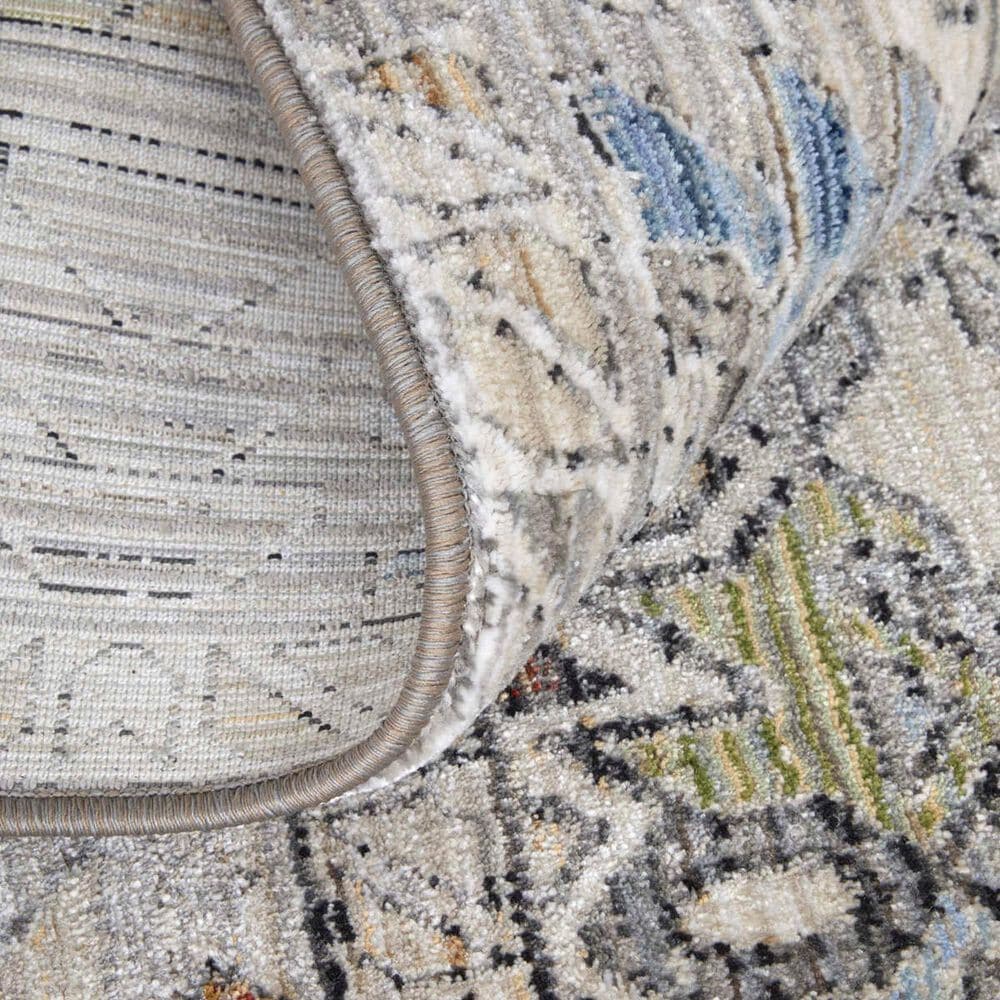 Feizy Melrose 9&#39; x 12&#39;8&quot; Ivory and Multicolor Area Rug, , large