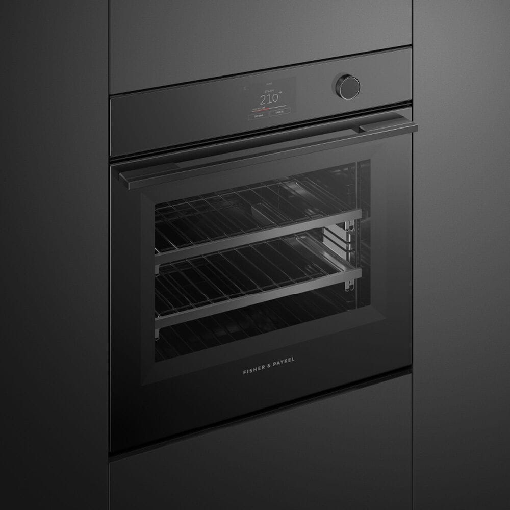 Fisher &amp; Paykel 24 Single Electric Wall Oven with 24-Function and Convection in Black, , large