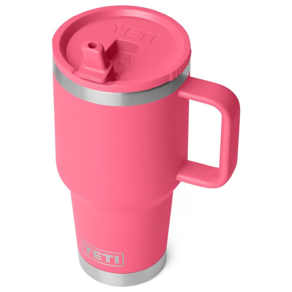 YETI Rambler 30 Oz Travel Mug with StrongHold Lid in Tropical Pink, , large