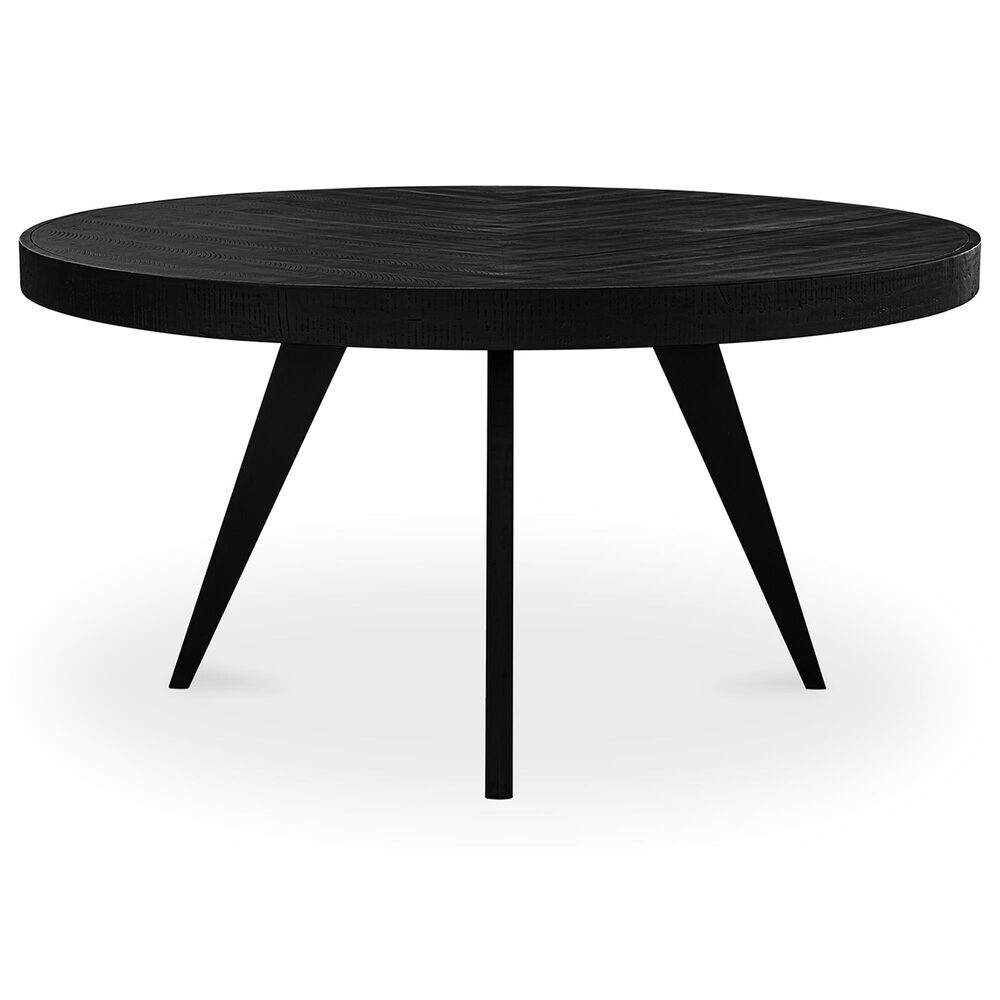 Moe&#39;s Home Collection Parq 60&quot; Round Dining Table in Black - Table Only, , large