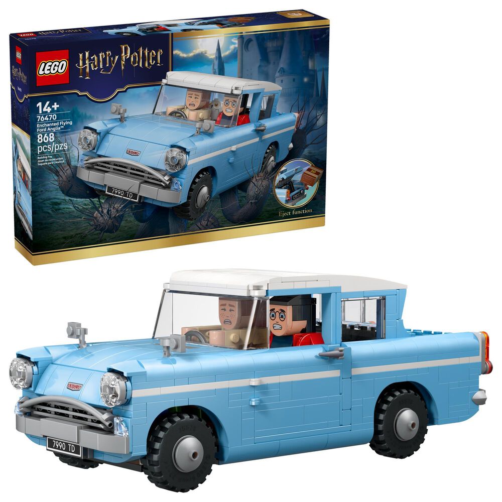 LEGO Harry Potter Enchanted Flying Ford Anglia Building Set, , large